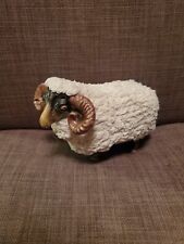 Dresden Daddy Sheep/Ram Ireland/ Horned Ram Figurine7 1/2