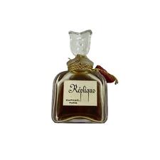 Vintage Replique Raphael Paris 1/4 oz. Partially Full Glass Perfume Bottle picture