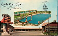Vtg Niagara Falls New York NY Castle Court Motel View 1960s Postcard picture