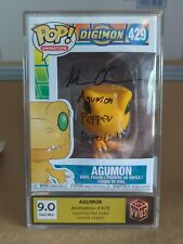 Funko Pop Vinyl: Digimon - Agumon #429 Graded & Autographed  picture
