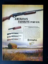 2005 Remington America's Favorite Pump Gun Original Print Ad 8.5 x 11