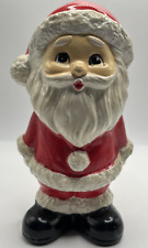 Vintage Kissing Santa Claus Plaster Christmas Figurine 6