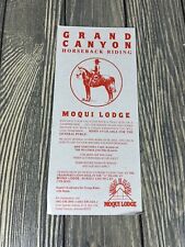 Vintage Grand Canyon Horseback Riding Moqui Lodge Advertisement  picture