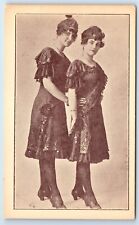 Postcard c1920's Flapper Wear Two Ladies H182 picture