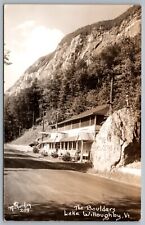 Postcard RPPC, The Boulders, Lake Willoughby Vermont Posted 1954 picture