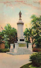 Vintage Soldier’s Monument Robbins Postcard #13372 Rochester New York New picture