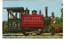 Postcard: Nut Tree Railroad, Vacaville, CA (California) - 'green' engine picture