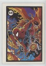 1991 Comic Images Marvel Spider-Man Webs Trading Stickers Spider-Man #68 d8k picture