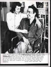 1956 Press Photo Miss Phyllis Dillon with her fiancÃ© Anthony Lies picture