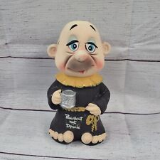 Vintage thou shall not drink Monk coin bank picture