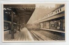 Postcard size photograph of South Kensington District Railway (C71285) picture