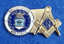 United States Air Force Masonic Lapel Pin - USAF / Mason / Military picture