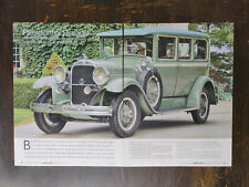 1928 Studebaker President 4-Page Original Color Article picture
