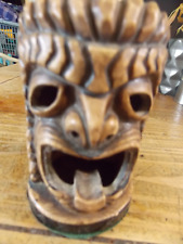Vintage Ashtray Incense Burner Tiki Idol Enco Japan 4 inches Tall picture