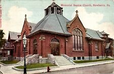 Memorial Baptist Church, Newberry, Pennsylvania PA 1907 Postcard picture