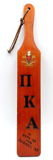 VTG 1950s Pi Kappa Alpha Wooden Fraternity Pledge Paddle Iowa State University picture