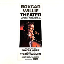 Boxcar Willie Theater + Railroad Airplane Museum Brochure Vtg 1990s Branson MO picture