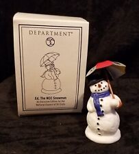 Dept 56 National Council of 56 Clubs, NCC, ED THE NCC SNOWMAN, NEW  picture