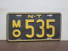 1970s  Northern Territory Australia BUS Outback  License Plate Tag picture