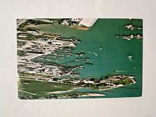 VTG 1950's Aerial view of Port Arkansas Texas picture