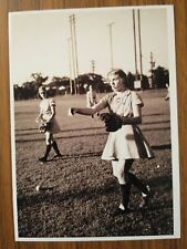 AAGPBL Baseball Dottie Schroeder All-Star Warm Up Rockford Peaches  Photo 5x7 picture