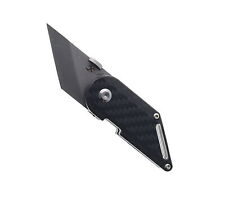 Kansept Dash Folding Knife Twill Carbon Fiber Handle Damascus Plain Edge K3045A1 picture