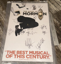 THE BOOK OF MORMON Broadway Musical From The Creators Of South Park Autographed picture