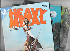 Heavy Metal Magazine Lot (3) May July November 1979 VTG Alien Corben FN Est 1977 picture