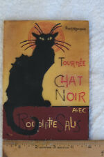 TOURNEE CHAT NOIR ~ Steinlen's 1896 Black Cat Tile 5