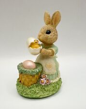 Hallmark Tender Touches Bunny With Large Eggs Figurine 1991/1992 *NO BOX* picture