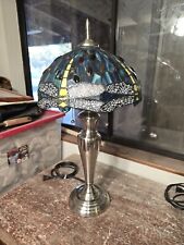 Pair of Vintage Dragonfly Tiffany Style Stained Glass Lamps Sold Individually  picture
