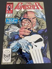 The Punisher 18, Early Portacio Art. Kingpin Cover. VF/NM-NM Marvel 1989 picture