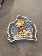 Vintage Wilton Cake Pan SIMPSONS Bart Simpson 1990 Happy Birthday Man  picture