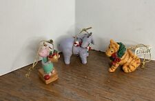 Winnie The Pooh & Friends Rare Midwest Cannon Ornament Set Original Tags picture