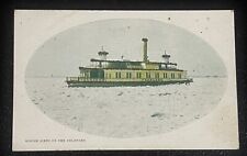 NJ/PA Steamer Steamboat Fearless on the Delaware River Undiv Unposted Postcard picture