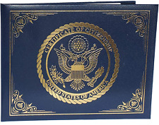 U.S. Citizenship and Naturalization Certificate Holder. Gold American Eagle l picture