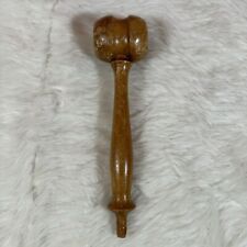 Vintage Gavel Judge's Mallet Wooden Authentic Gavel 9.5” Wood Hammer picture