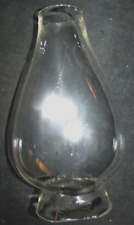 Antique Signed DITHRIDGE Oil Kerosene Clear Glass Lamp Chimney 1870 Pat. 7