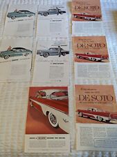 DeSoto Lot of 13  Vintage Print Ad's. Original picture