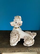 Vintage  50’s Lefton Pink Spaghetti Poodle with gold Collar picture