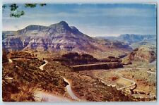 Salt River Crossing Arizona Postcard Switchbacks Exterior c1960 Vintage Antique picture