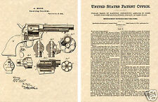 COLT PEACEMAKER 1873 US PATENT Art Print READY TO FRAME 45 Mason Revolver picture