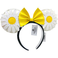 Disney'Park Yellow 2024 Daisy White Chrysanthemum Loungefly Headband Minnie Ears picture