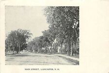 c1905 Printed Postcard; Main Street, Lancaster NH Coös County Unposted picture