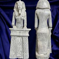 Rare Amenhotep II Pharaonic Statue - Exquisite Stone Craftsmanship - 32cm Height picture