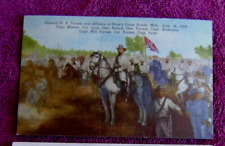 Gen Nathan B. Forrest & Officers Brices Cross Roads/Shiloh Church VINTAGE picture