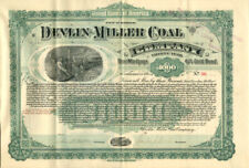 Devlin-Miller Coal Co. - $1,000 Bond (Uncanceled) - Mining Bonds picture