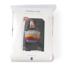 Raw wool knitting kit #BC-5 Fine knitted marche bag [Explanation in video] picture