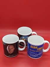 Lot Of 3 Vintage Star Trek Ceramic Coffe/Tea Cups  picture
