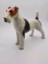 Vintage Ceramic Dog Figurine Wire Hair Terrier Japan Stafford No 568-A4 picture